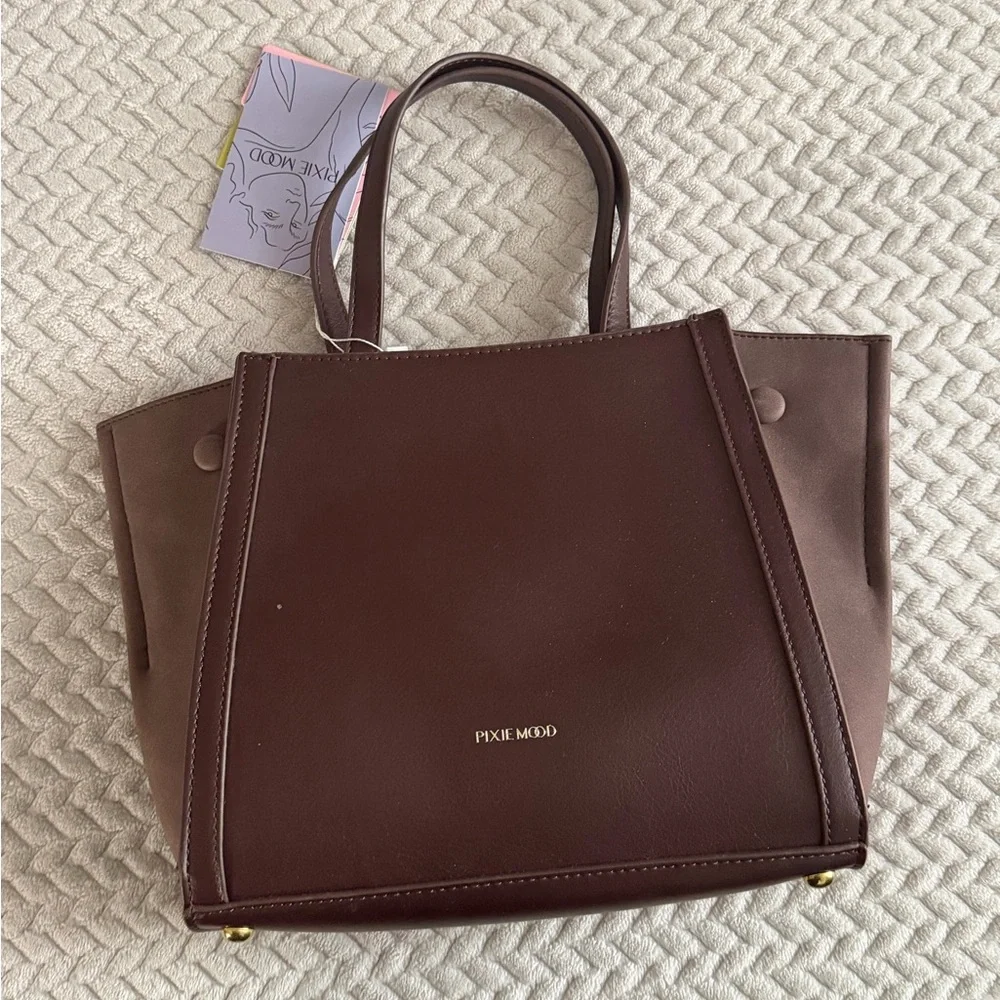 Pixie Mood Chocolate Brown Tote - Picture 2 of 3